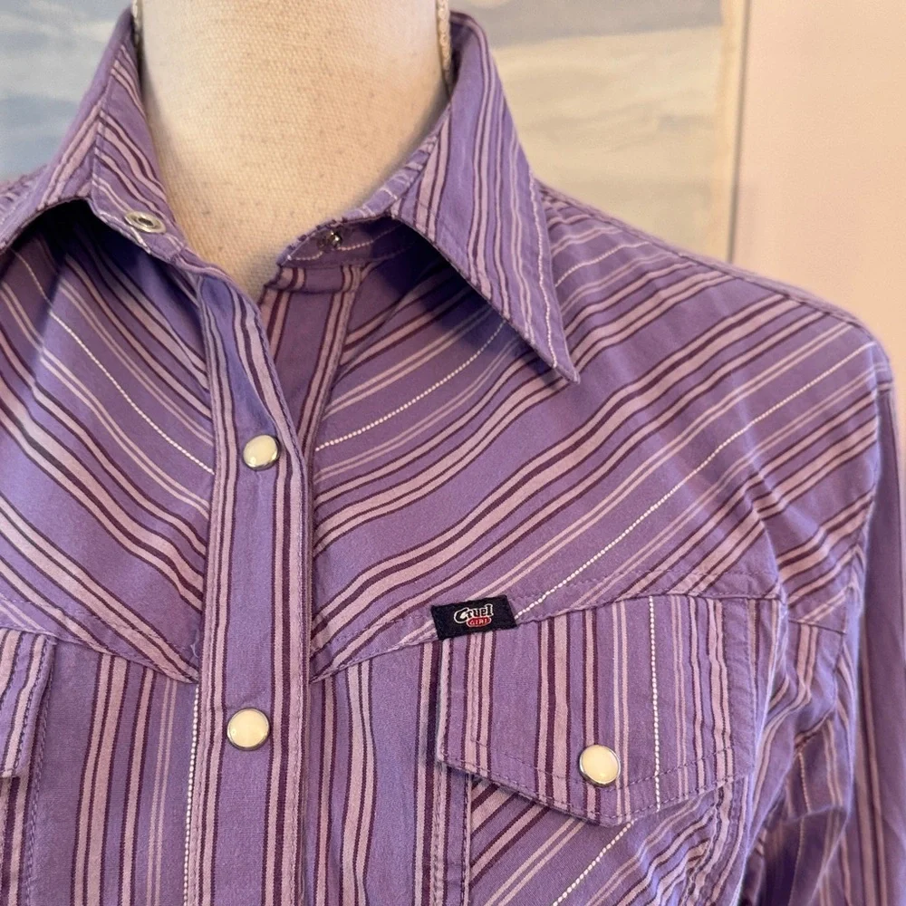 Cruel Girl Western/Barrel Racing  Button Down Shirt - Picture 2 of 7